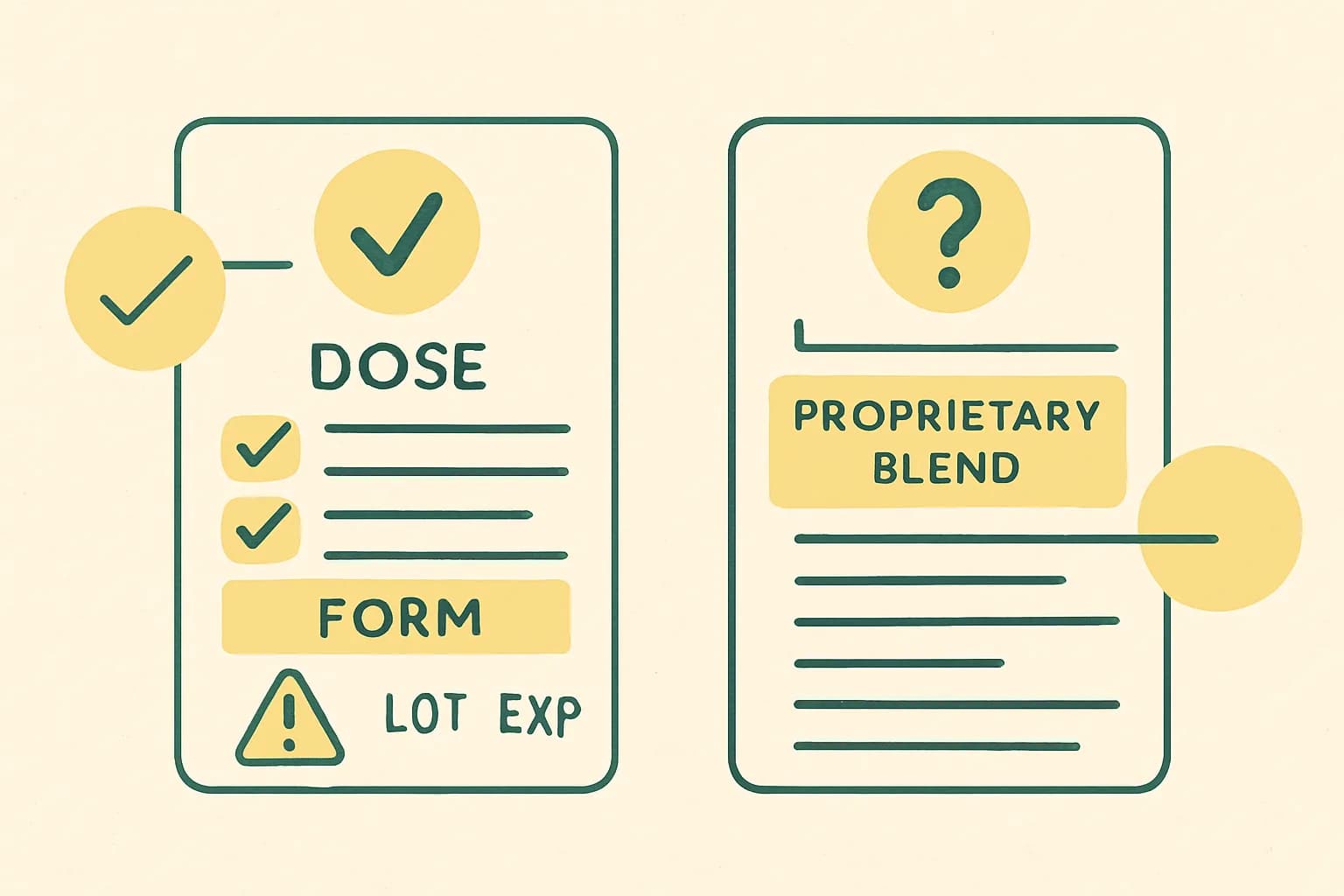 Illustrazione editoriale per Come scegliere tra due prodotti simili
