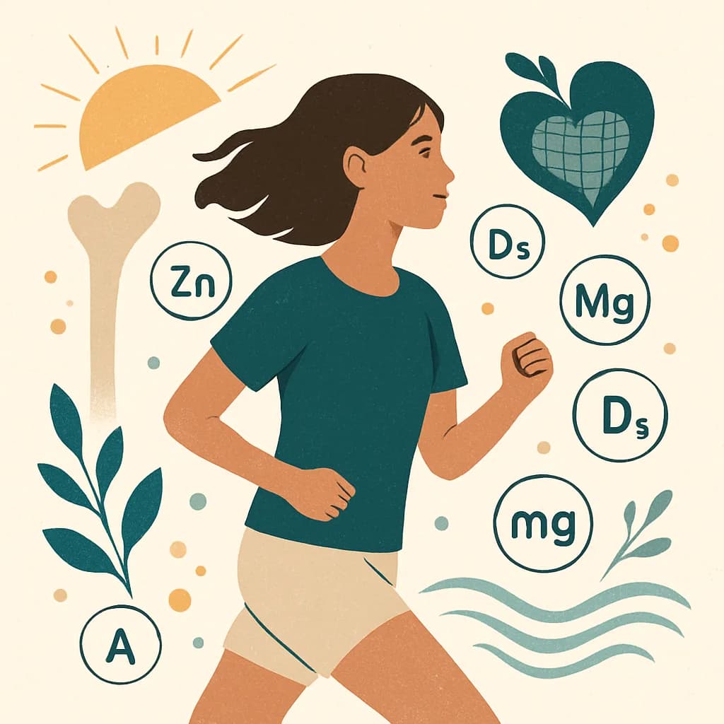 Illustrazione editoriale per Adolescenza e crescita