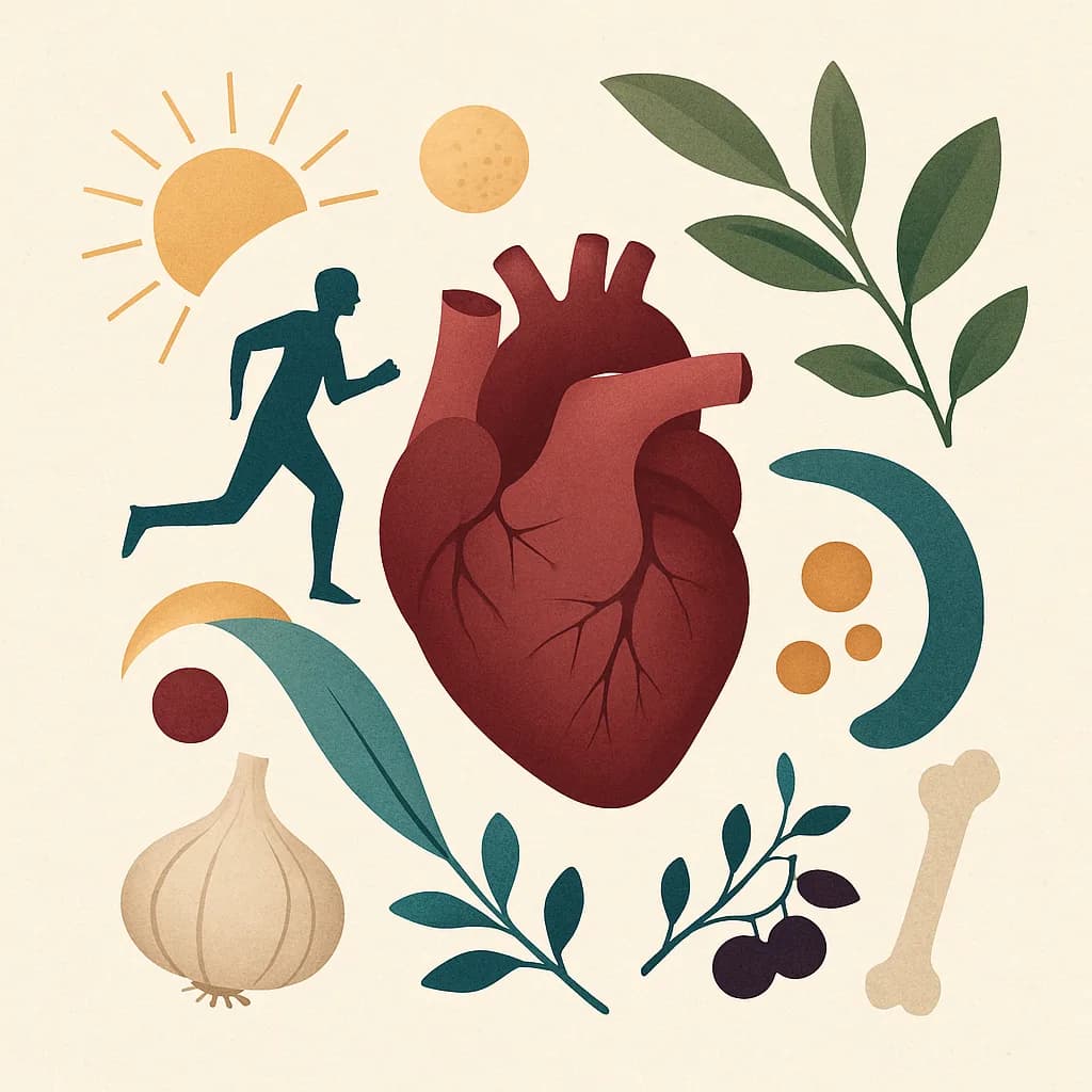 Illustrazione editoriale per Cuore e circolazione