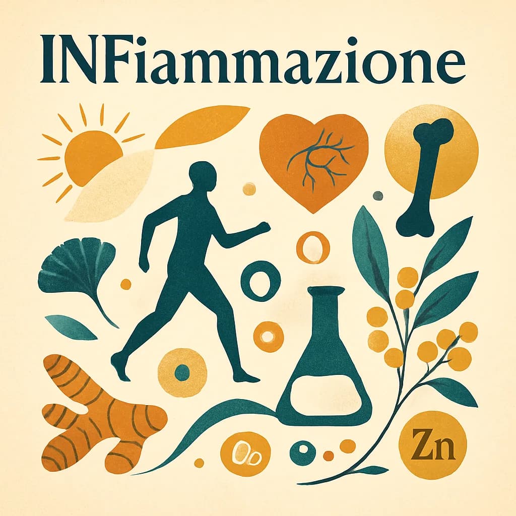 Illustrazione editoriale per Infiammazione