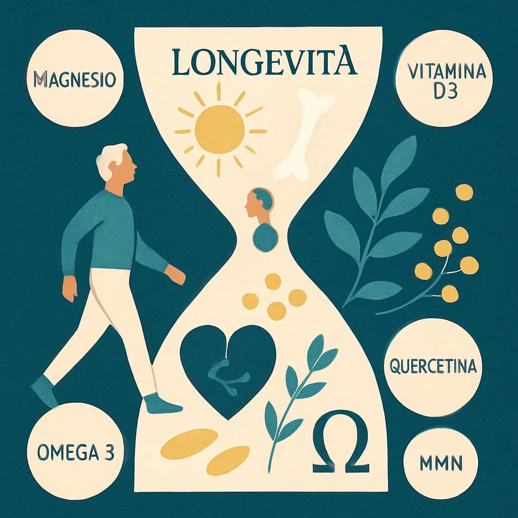Illustrazione editoriale per Longevità