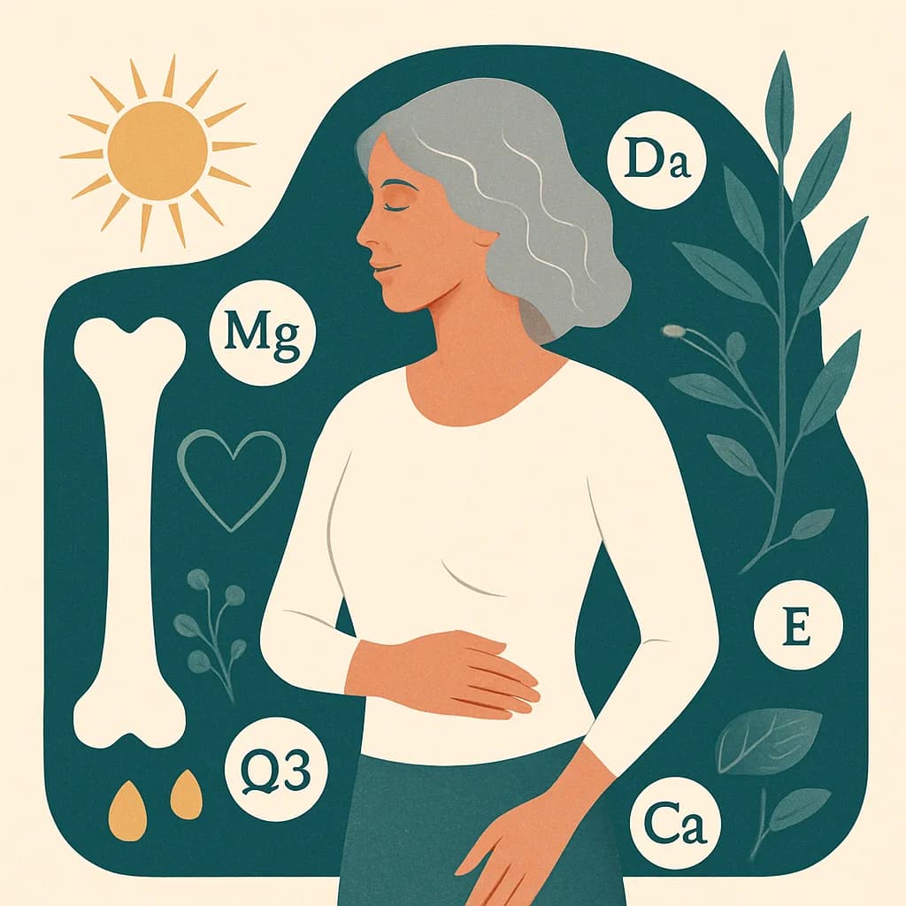 Illustrazione editoriale per Menopausa
