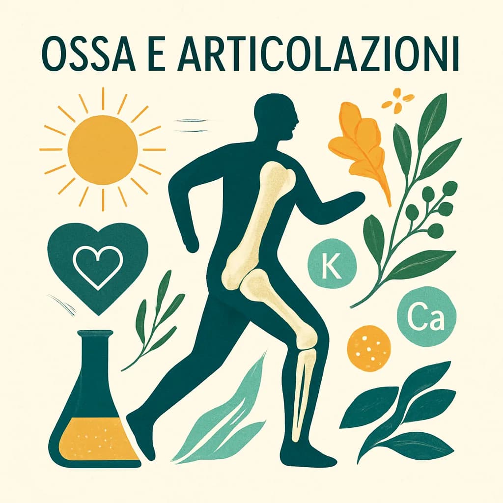Illustrazione editoriale per Ossa e articolazioni
