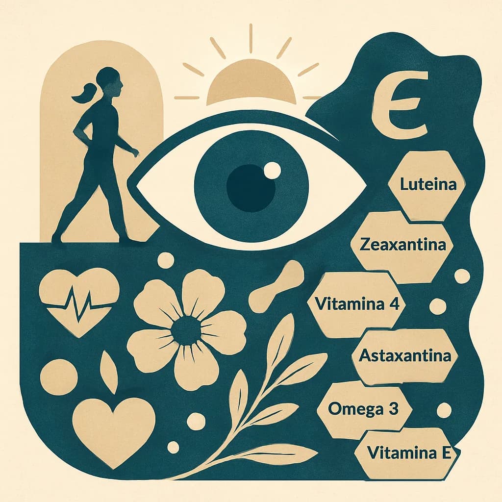 Illustrazione editoriale per Vista e affaticamento visivo