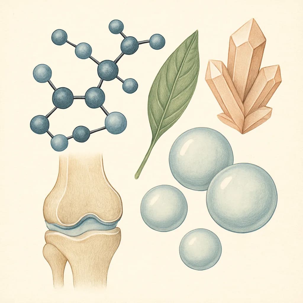 Illustrazione editoriale di Acido Ialuronico, categoria peptide