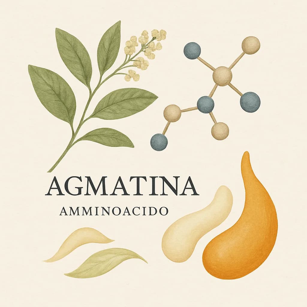 Illustrazione editoriale di Agmatina, categoria amminoacido