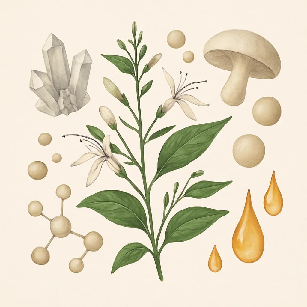 Illustrazione editoriale di Andrographis (King of Bitters), categoria botanico