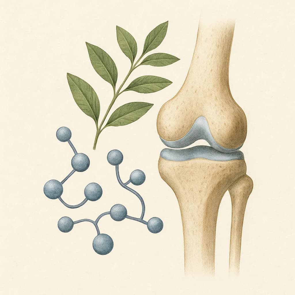 Illustrazione editoriale di Condroitina, categoria peptide