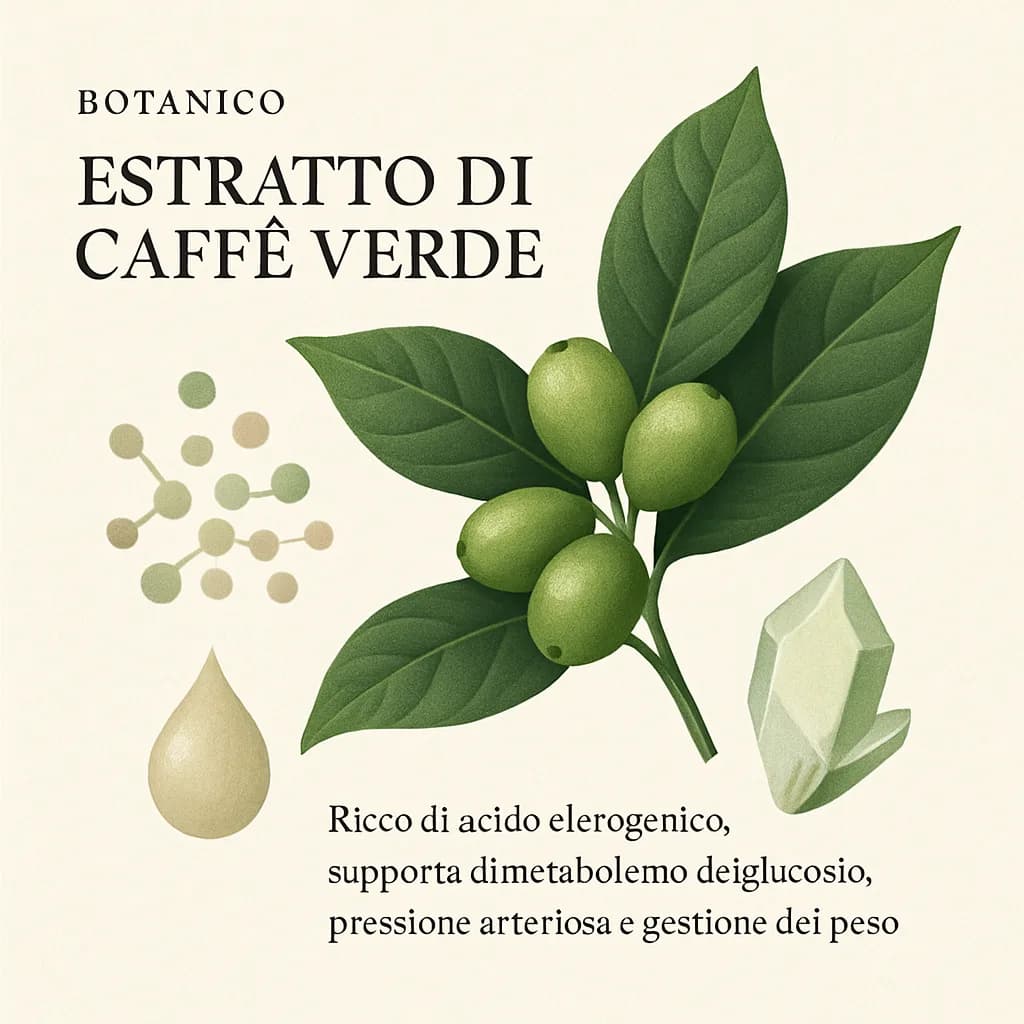 Illustrazione editoriale di Estratto di Caffè Verde, categoria botanico