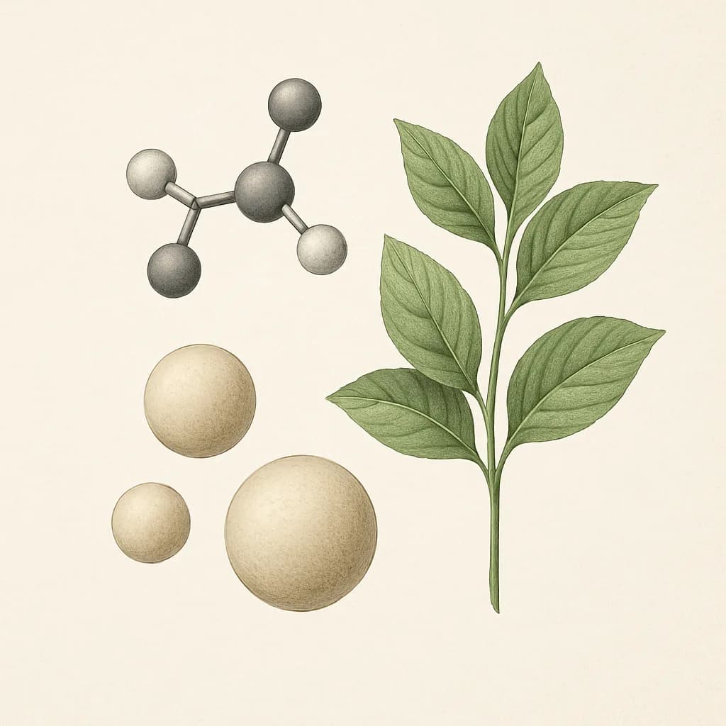 Illustrazione editoriale di Glicina, categoria amminoacido