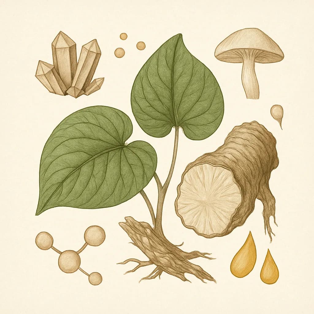 Illustrazione editoriale di Kava (Piper methysticum), categoria botanico