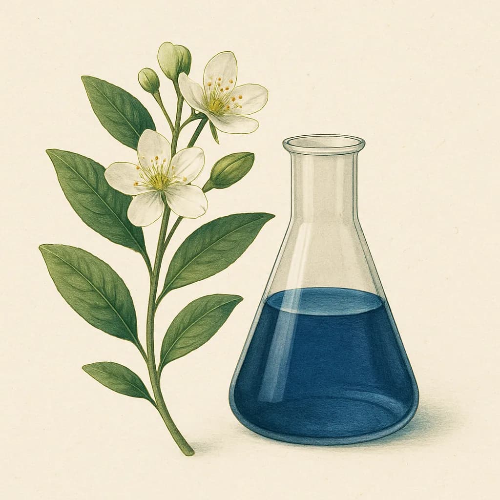 Illustrazione editoriale di Melatonina, categoria botanico