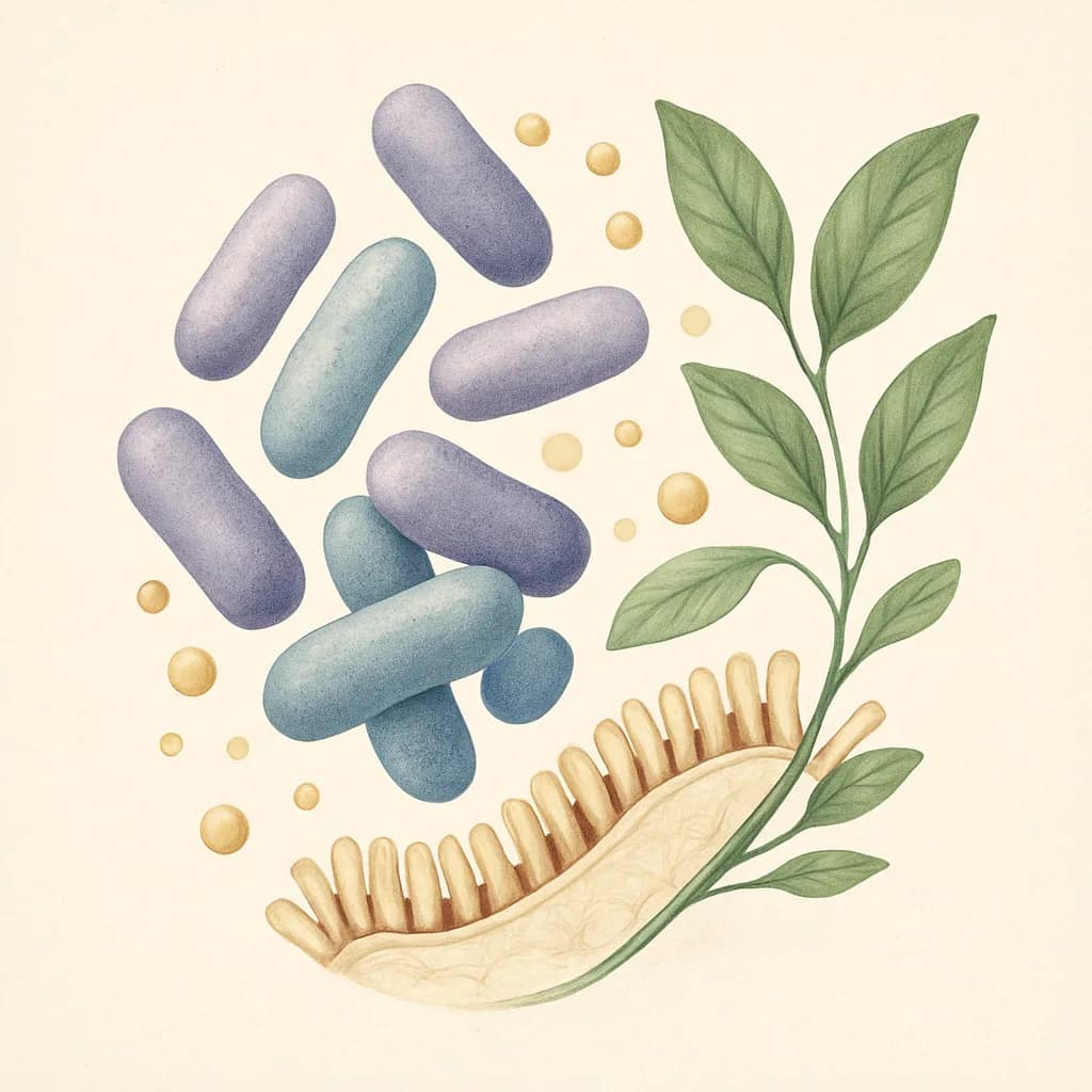 Illustrazione editoriale di Probiotici, categoria probiotico