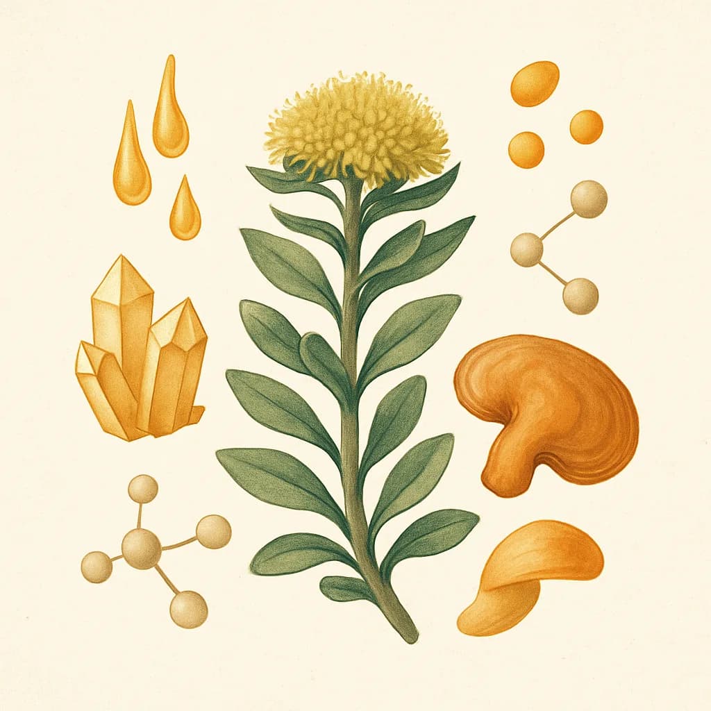 Illustrazione di Rhodiola Rosea
