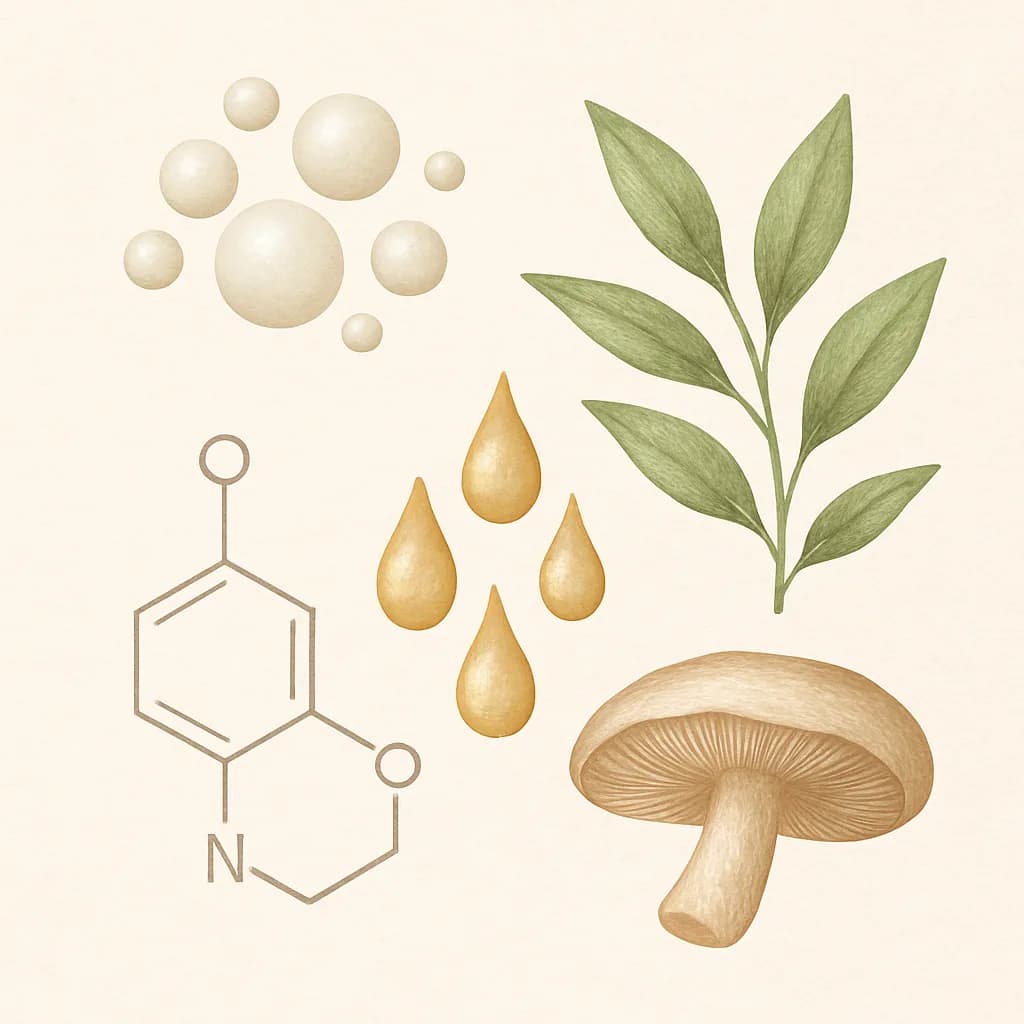 Illustrazione editoriale di Vitamina B3 (Niacina), categoria vitamina