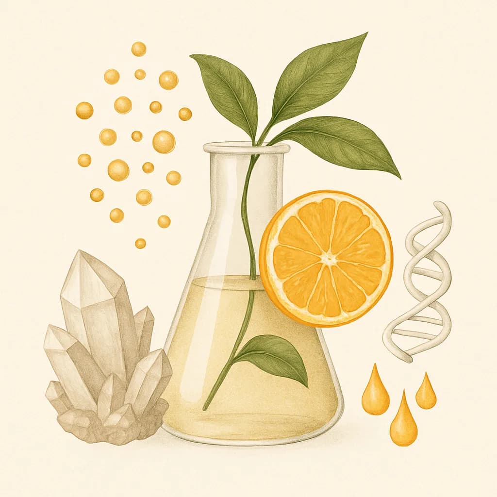 Illustrazione editoriale di Vitamina C, categoria vitamina